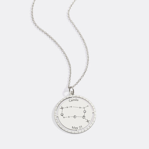 Personalized Constellation Pendant Necklace