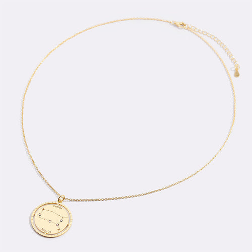 Personalized Constellation Pendant Necklace