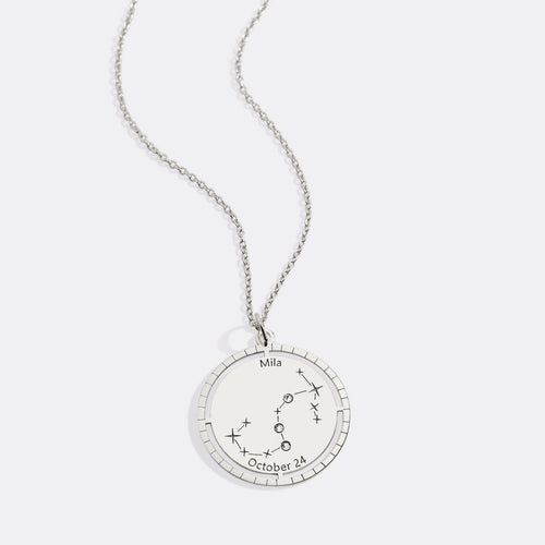 Personalized Constellation Pendant Necklace