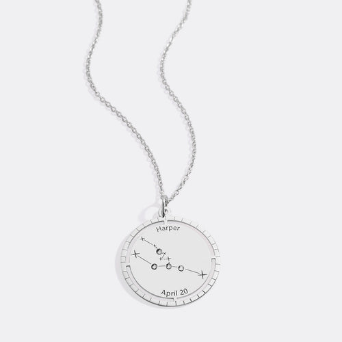Personalized Constellation Pendant Necklace