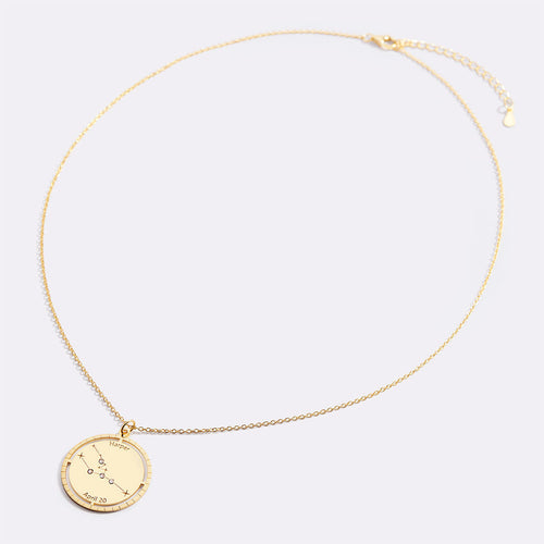 Personalized Constellation Pendant Necklace