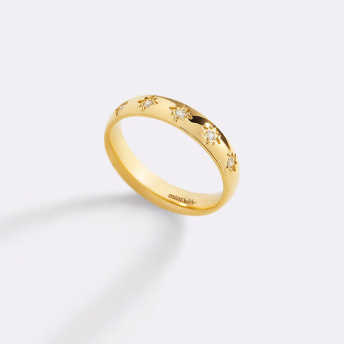 Star Set Stacking Ring