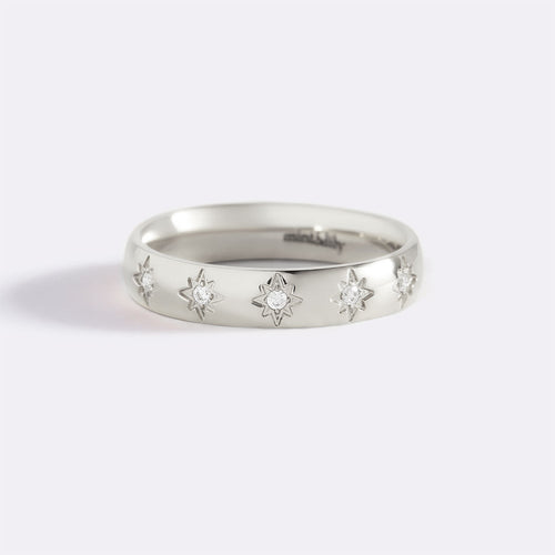 Star Set Stacking Ring