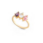 Birthstone Marquis-Cut Ring