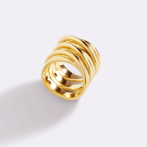 Statement Coil Ring