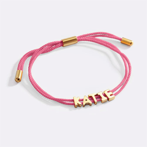 Personalized Adjustable Name Bracelet