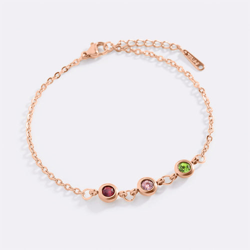 Personalized Birthstone Bracelet