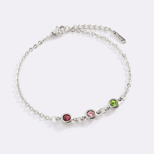 Personalized Birthstone Bracelet