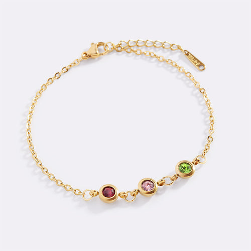 Personalized Birthstone Bracelet