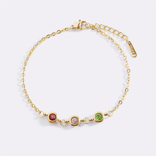 Personalized Birthstone Bracelet