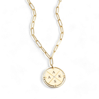 Personalized Compass Pendant Necklace