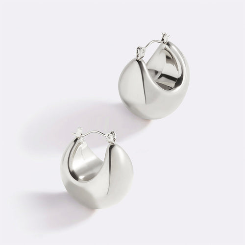 Sculpted Hoop Earrings