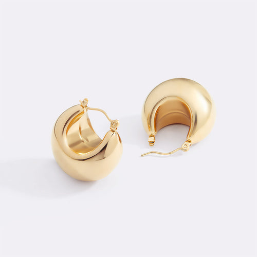 Sculpted Hoop Earrings