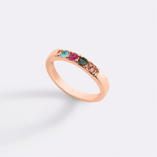 Stackable Birthstones Band Ring