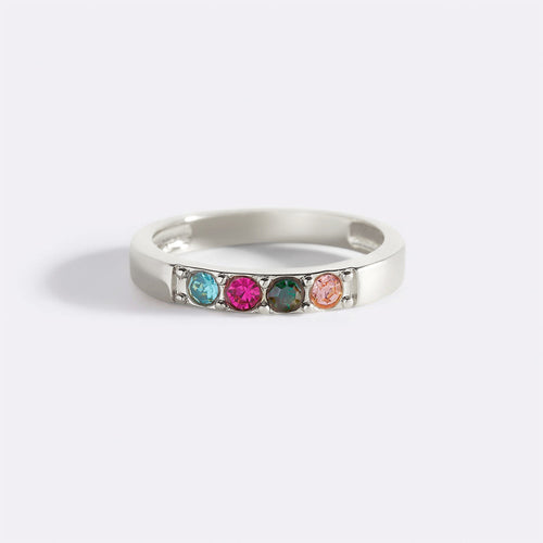 Stackable Birthstones Band Ring