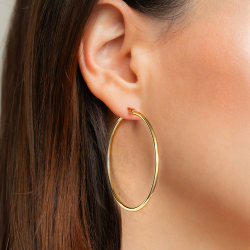Lynette Large Hoop Earrings