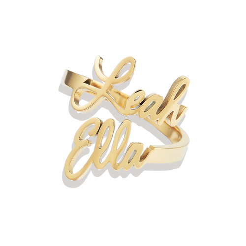 Double Name Ring