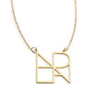 Minimalist Monogram Name Necklace