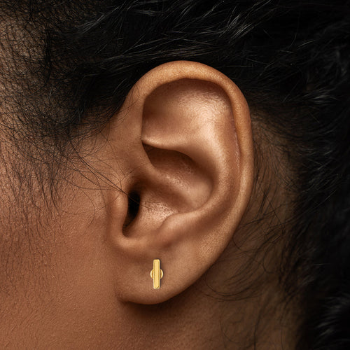 Little Bar Sleeper Flatback Earrings | 16g
