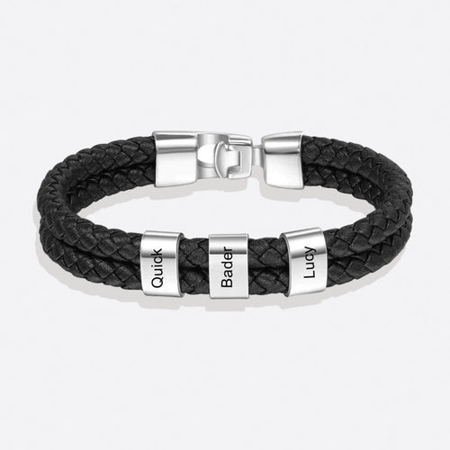 Minimalist Personalized Beaded Name Bracelet