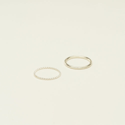 Minimalist Stacking Ring Set