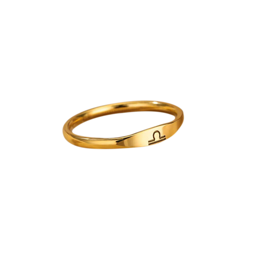 Minimalist Zodiac Stacking Band