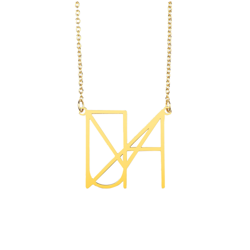 Minimalist Monogram Name Necklace