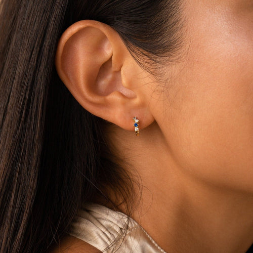 Minimalistic Huggie Hoop Earrings