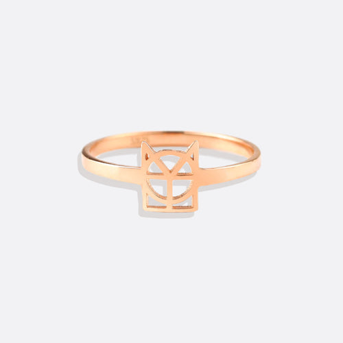 Monogram Name Ring
