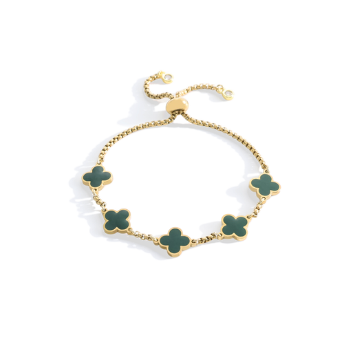 Clover Enamel Bracelet
