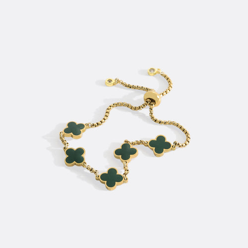 Clover Enamel Bracelet