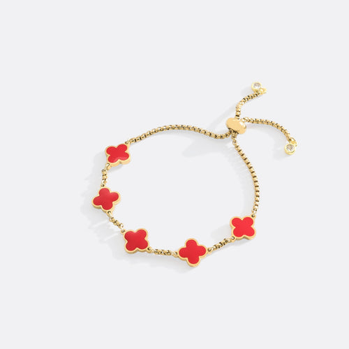 Clover Enamel Bracelet