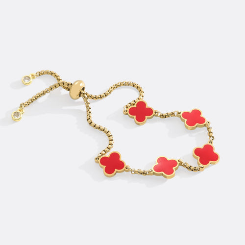 Clover Enamel Bracelet