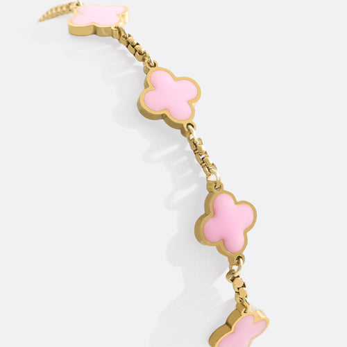 Clover Enamel Bracelet