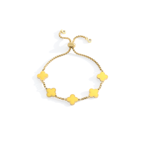 Clover Enamel Bracelet