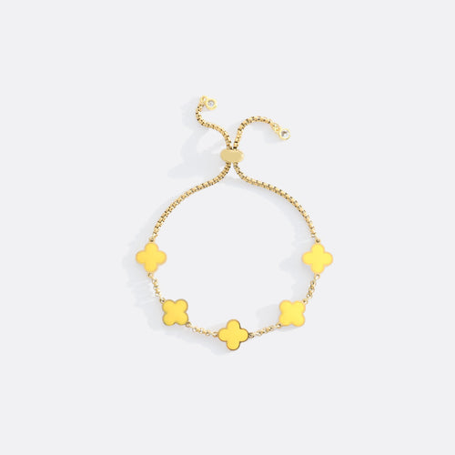 Clover Enamel Bracelet