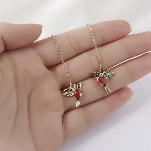Hummingbird Drop Earrings