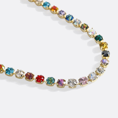 Ombr Crystal Adjustable Necklace