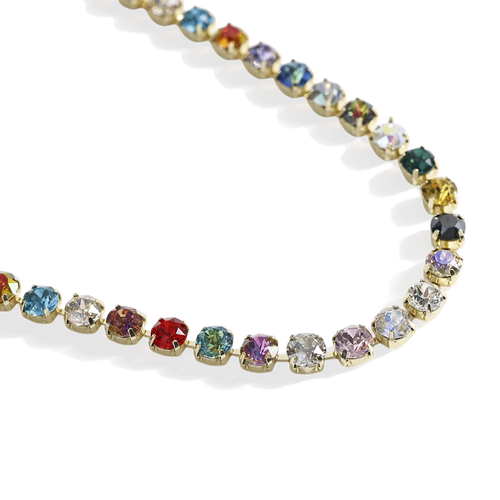 Ombr Crystal Adjustable Necklace