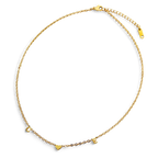 One Heart Initial Necklace