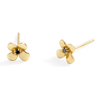 Dainty Floral Statement Stud Earrings