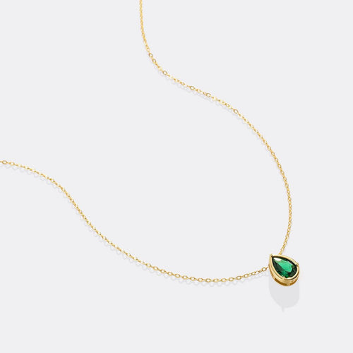 Diamond Teardrop Necklace