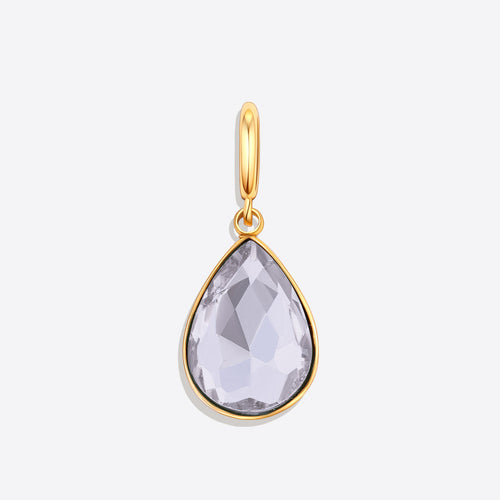 Teardrop Birthstone Charm
