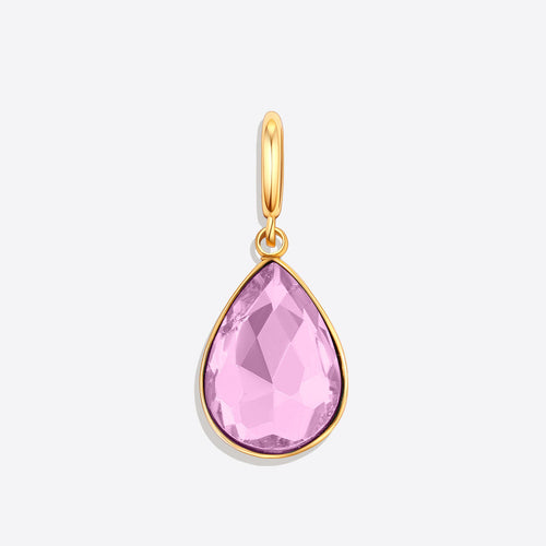 Teardrop Birthstone Charm