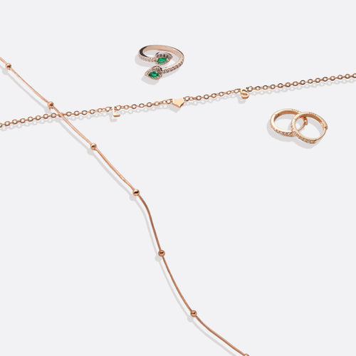 Pave Huggie Hoop Earrings