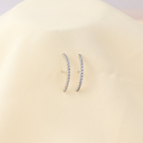 Pave Arc Studs