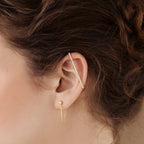Pave Bar Ear Cuff