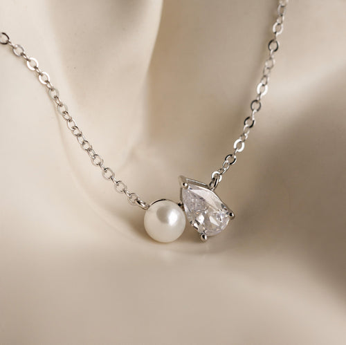 Pearl Diamond Necklace