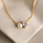 Pearl Diamond Necklace