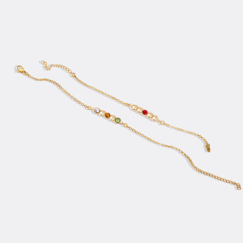 Peas in a Pod Birthstone Bracelet